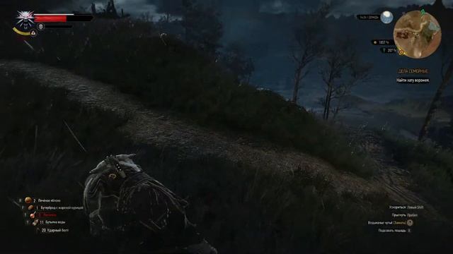 The Witcher 3 HD - Паразит Всебог, охота на клекотуна и разбор?