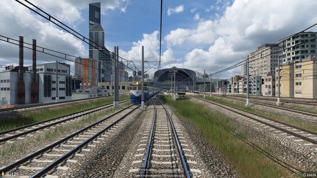 Transport Fever 2 - Сибирия. Поездка на скором поезде по маршру смотреть онлайн