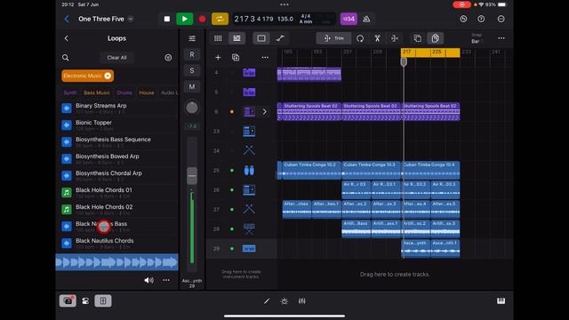 Logic Pro for iPad: One Three Five