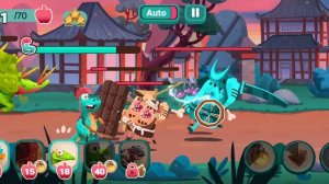 Мини прохождение игры Дино Баш 2.#1.Новый дино-Пэтчи!