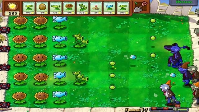 Растения против Зомби. Продолжаем играть челендж горо смотреть онлайн