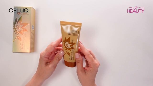 Крем для лица солнцезащитный с муцином улитки CELLIO SUN CRE