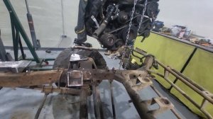 Свап м57 в уаз пикап (начало)