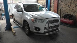 Посторонний шум в работе двигателя на Mitsubishi ASX Мицубиси АСХ 1,8 2013 года