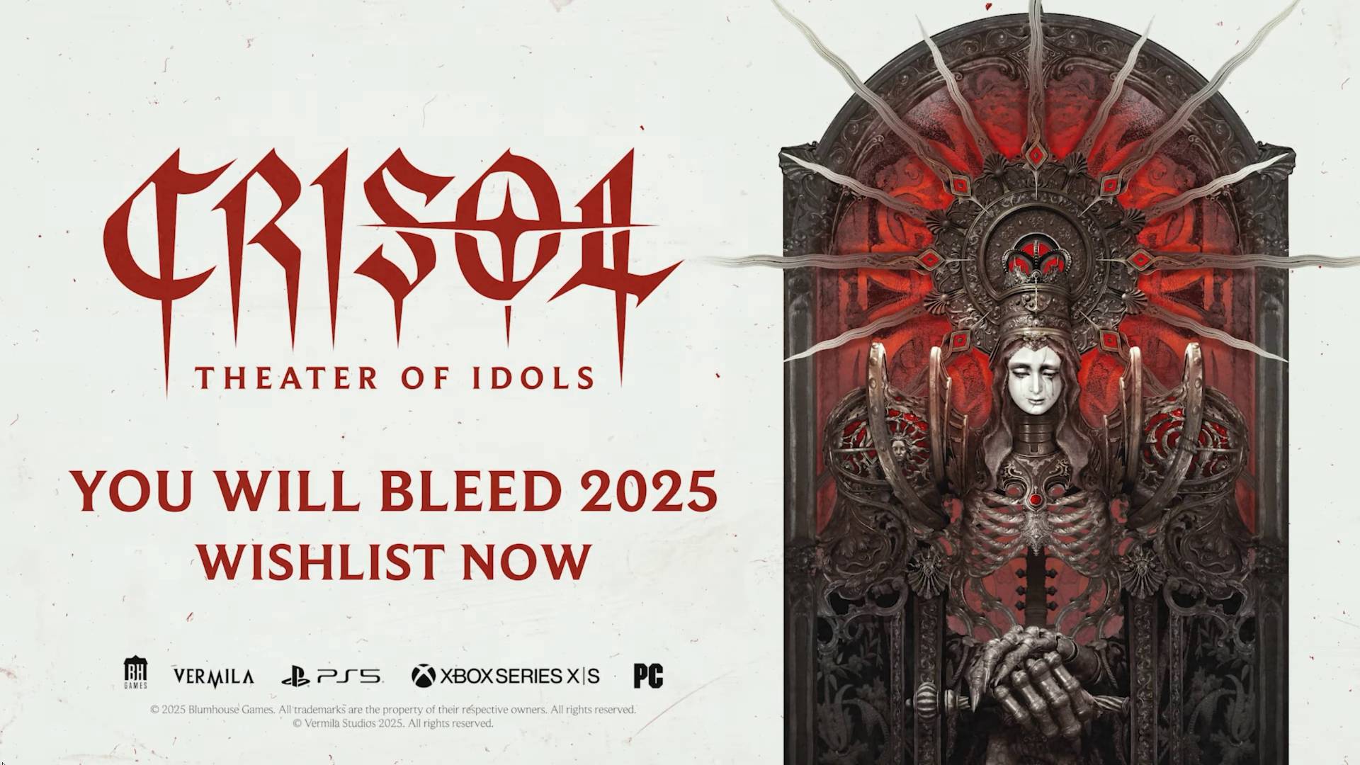 Crisol: Theater of Idols. Анонс игры с запахом костров инквизиции. смотреть онлайн