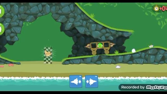 проходим игру bad piggies # 1 смотреть онлайн