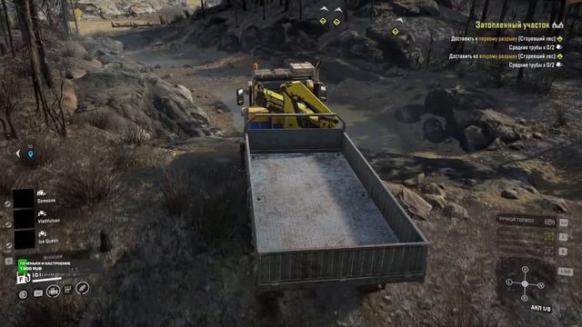 Snowrunner. Водовозим на Онтарио. Идем на помощь. смотреть онлайн