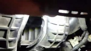 Митсубиси Outlander XL снятие стартера не снимая впускной к