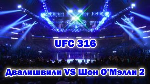 UFC 316 Двалишвили VS О'Мэлли 2