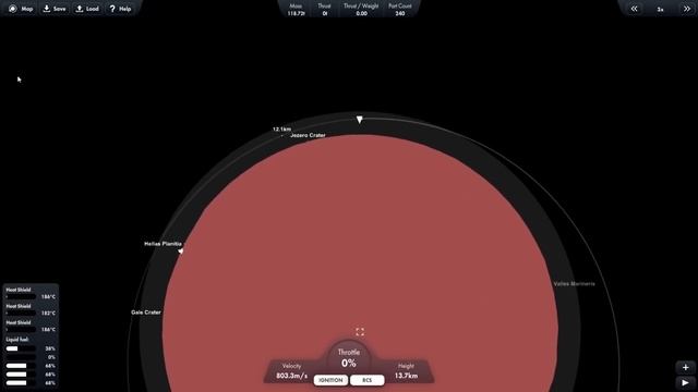 30 ДНЕЙ развиваю колонию на марсе в игре Spaceflight simulator смотреть онлайн
