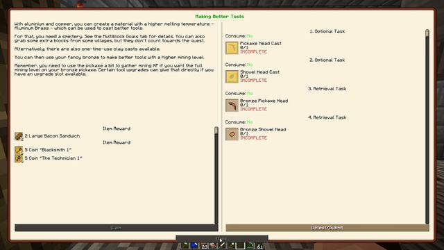 Первая металлургия, Tinkers и квесты сборки Gregtech new Horizons. Ep
