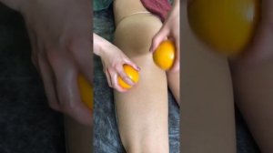 МАССАЖ ГОРЯЧИМИ АПЕЛЬСИНАМИ. Фрагмент видео-урока