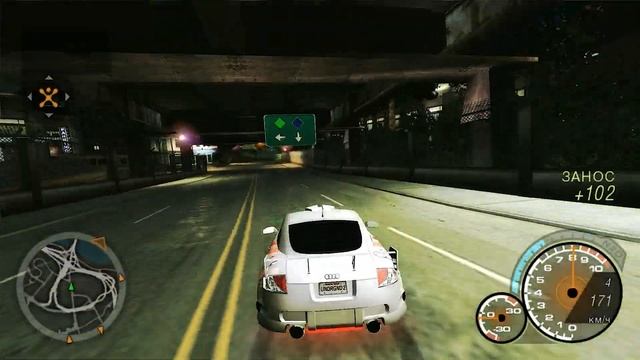 Ночь. Miyagi & Эндшпиль. Audi TT. NFS U2. смотреть онлайн