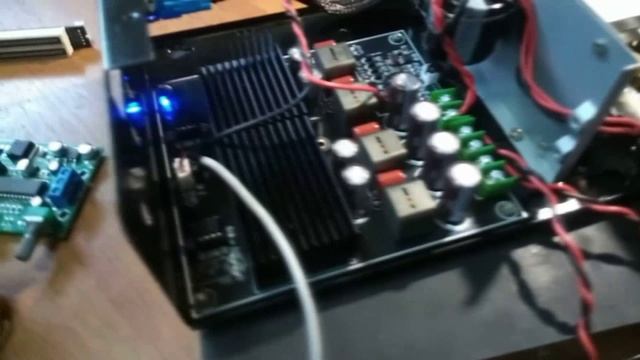Мощный УНЧ на 2-х TPA3255 смотреть онлайн
