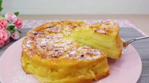 Пирог с яблоками | Пирог на молоке | Больше яблок чем теста