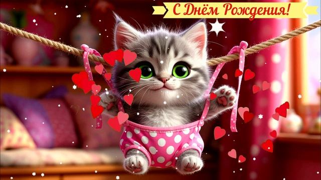 С Днём Рождения! Поздравление! Открытка Видео КЛАССНОЕ смотреть онлайн