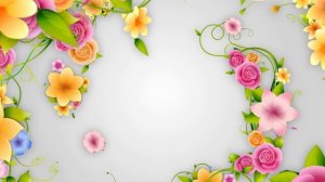 Футаж цветочные узоры