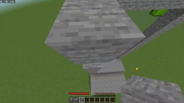 КАМЕННАЯ СТАТУЯ КРИПЕРА В МАЙНКРАФТЕ