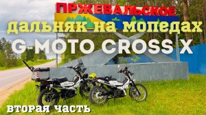 🔴 Дальняк на мопедах G-Moto Cross X PRO.Вторая часть.