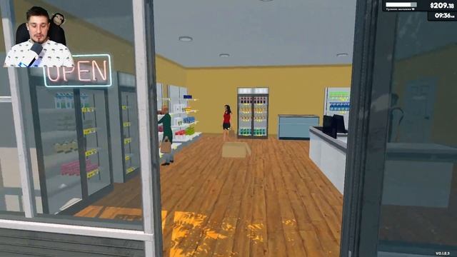 НАНЯЛ ПРОДАВЦА! ▶ Supermarket Simulator №7 смотреть онлайн