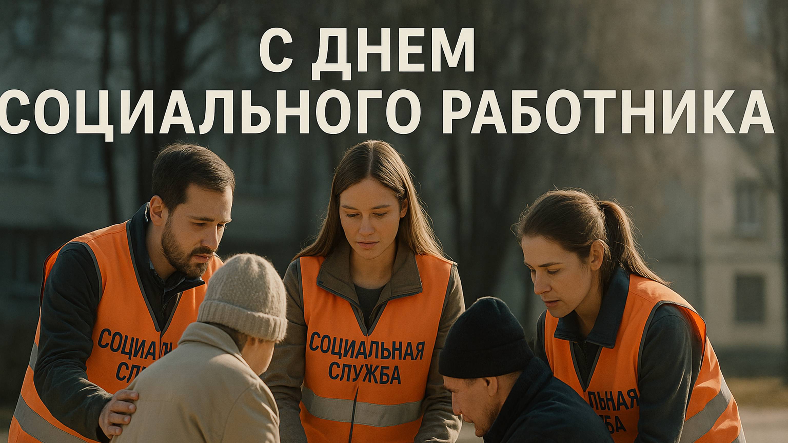 Поздравление с днем социального работника 2025 видеооткрытка