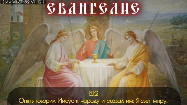 Евангелие Воскресное на 8 июня. смотреть онлайн