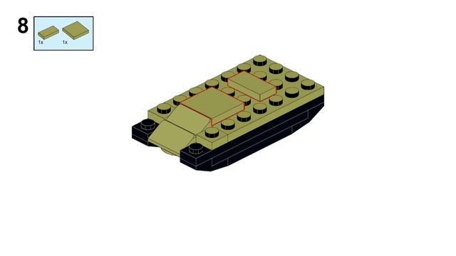 Лего міні танк Т-64 (Об'єкт 432) Lego mini tank T-64 (Object 432) World of Tanks смотреть онлайн