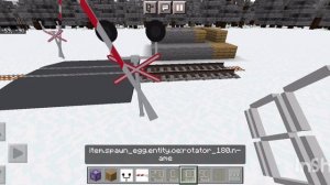 Как сделать ЖД переезд в Майнкрафт РЕ, и что для это-го