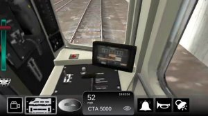 Поездка на поезде CTS 5000 series по метро в Train sim!