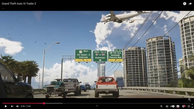 ПОКАДРОВЫЙ ОБЗОР 2 ТРЕЙЛЕРА ГТА 6 / GTA 6 VI смотреть онлайн