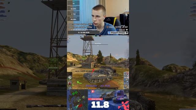 Чекаем обновление 11.8 и стоим в кустах на VK 90.01 P | Tanks Blitz