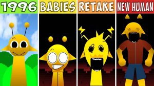 INCREDIBOX SPRUNKI 👶 | 1996 vs BABIES vs RETAKE! 👵🍼⚡ ЭВОЛЮЦИЯ!