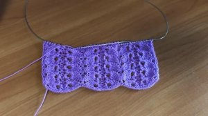 Шикарный узор спицами для вязания плечевых изделий