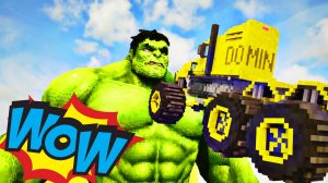 МАШИНКИ против ХАЛКА! 💥 Мультик для мальчиков – Крутые ДТП и Разрушения!