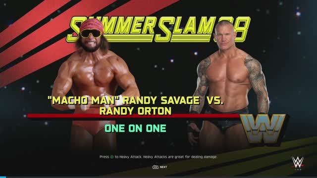 WWE 2K25 PC 03 "MACHO MAN" RANDY SAVAGE Vs RANDY ORTON