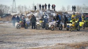 Мотокросс Свердловская обл. п.Баженово 13.12.2020 г.Мотоциклы с колясками .