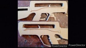 как сделать famas из картона в скине snow storm