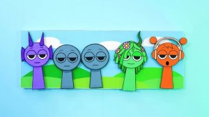 Игра в кальмара 2! Спрунки vs Соник vs Кукла!