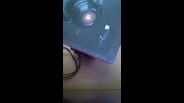 Распаковка наушников A4Tech Bloody G525