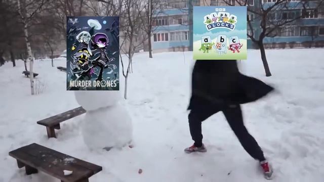 Алфаблокс пытался ударить Дроны Убийцы но ничего не п?