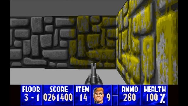 (3DO) Wolfenstein 3D: Original Encounter - (Этажи с 1 по 3 / Секреты / Сокров?