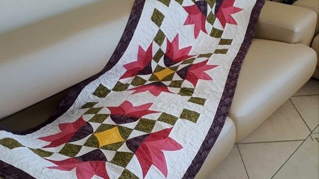 Лоскутные цветы и бабочки: весеннее настроение в каждом стежке! 🌸🦋 смотреть онлайн