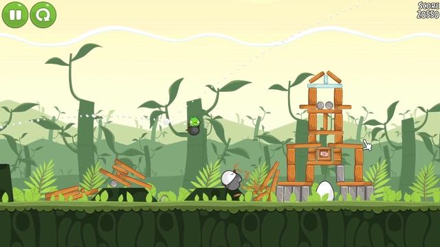 Angry Birds King Pig - Взрывные свиньи