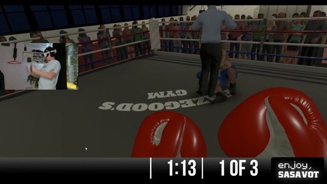 SASAVOT Получил По ЛИЦУ От РОСТИКА в VR Boxing | The Thrill Of The Fight