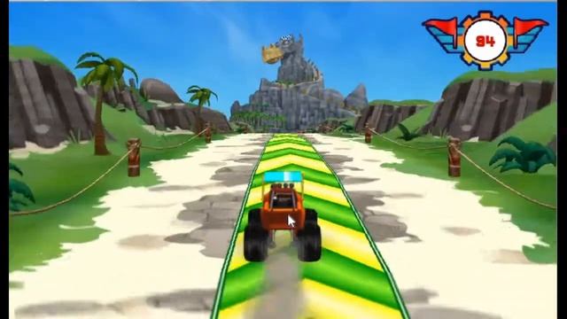 Вспыш и чудо машинки. гонки на острове драконов Blaze And Th