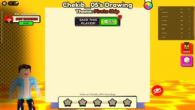 МОЙ РИСУНОК ЛУЧШЕ ВСЕХ?! Проверяем! 🎨 (Roblox Draw Tower Race) смотреть онлайн