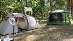 Отдых с палаткой на реке. На природе с детьми. Живем на реке 4 дня. #life #nature #путешествия