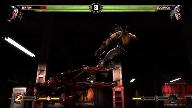 Mortal Kombat 2011 (просто часик лесенки) смотреть онлайн