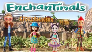 Enchantimals на Крокодиловой ферме / Куклы  Энчантималс путешествуют с Катей / Pretty Katy Queen