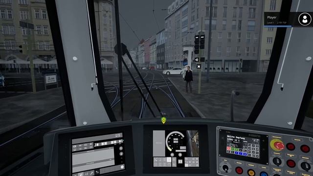 Tramsim Munich |Симулятор трамвая туманным зимним утром по м?